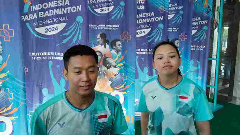 All Indonesian Final Terjadi di Ganda Campuran HYDROPLUS Indonesia Para Badminton Internasional 2024