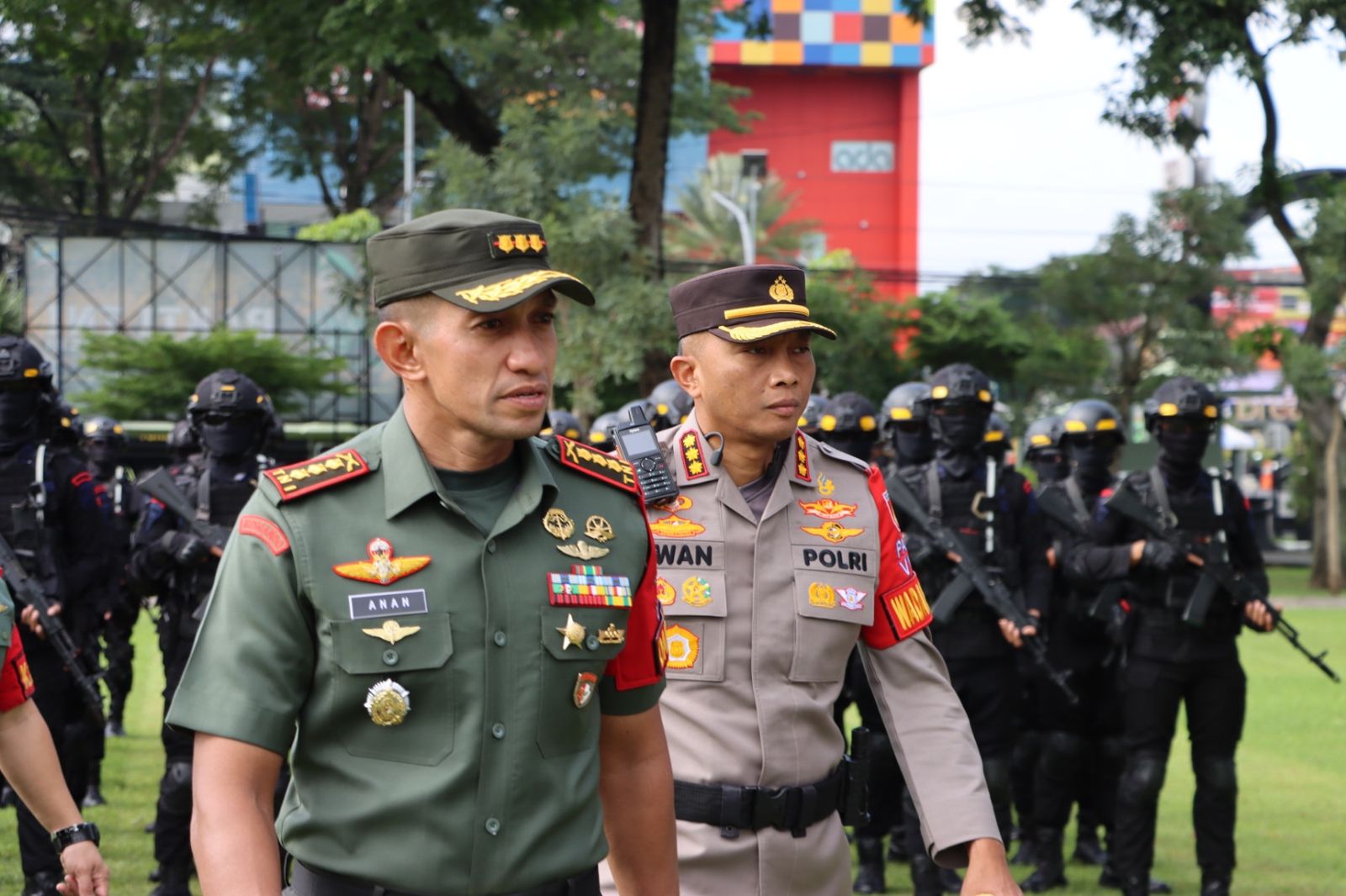 Sebanyak 3.500 Personil Gabungan TNI- Polri Disiagakan  Pengamanan Jalan Sehat Porseni NU