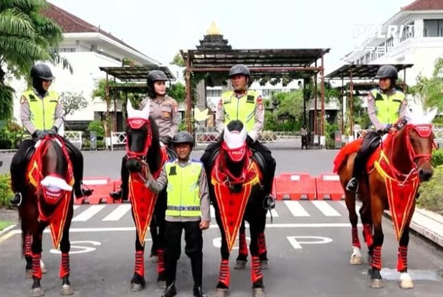 Keren, 18 Pasukan Berkuda Bakal Patroli Amankan KTT Bali