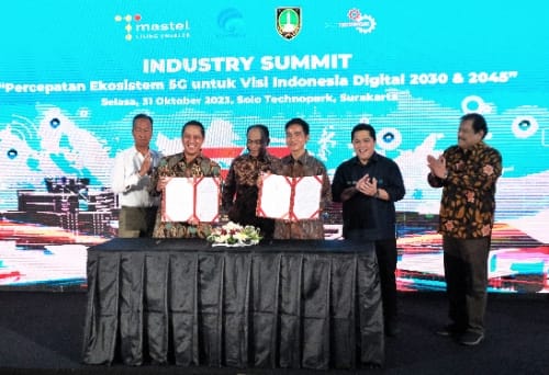 Tiga Mentri Hadiri PembukaanIndustry Summit 2023 di STP Solo