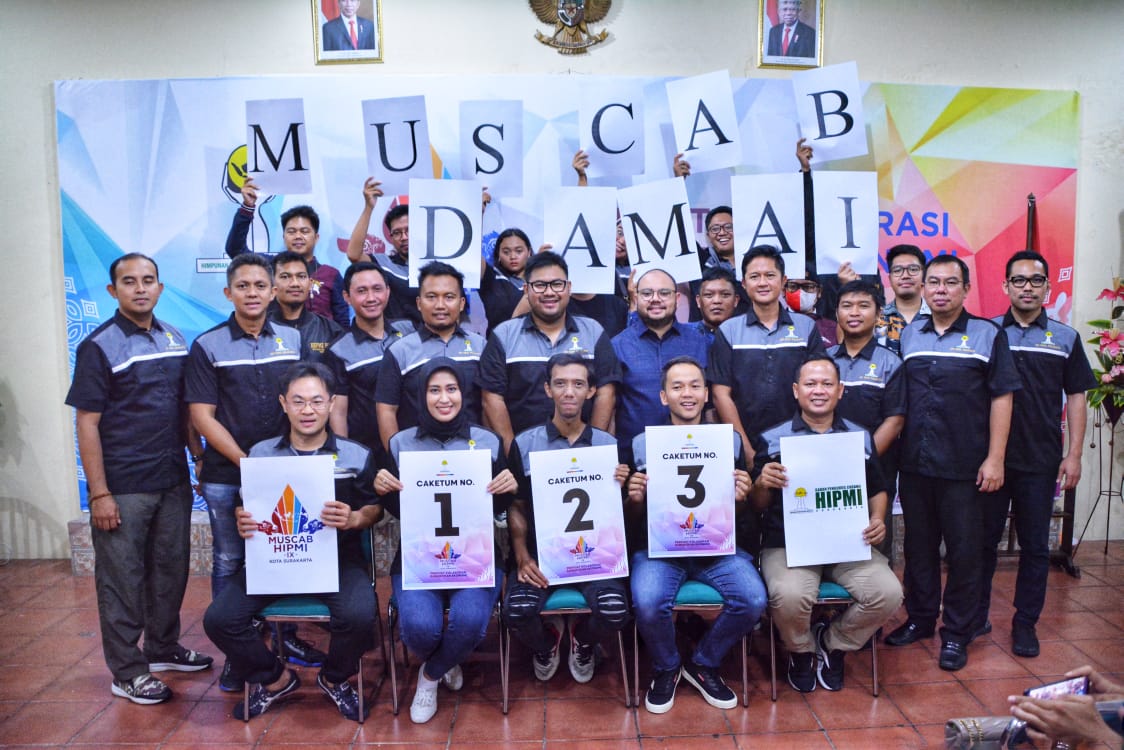 Caketum Hipmi Surakarta Ambil Nomor Urut, Angkat Slogan Muscab Hipmi Damai