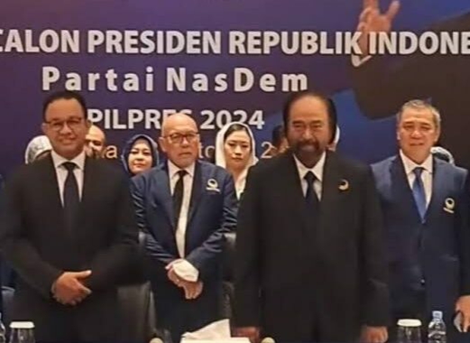 Nasdem Resmi Usung Anies Baswedan Sebagai Bacalon Presiden 2024