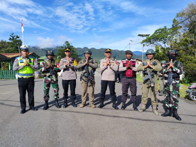 Satgas Ops Damai Cartenz 2023 Papua Berhasil Amankan Sholat Idul Fitri di 9 Wilayah Operasi