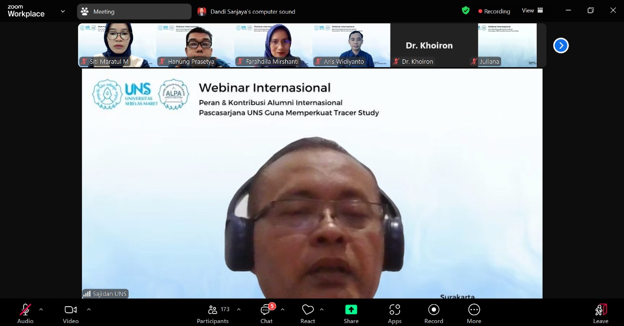 Gelar Webinar Internasional, ALPA UNS Perkuat Jejaring Dalam dan Luar Negeri