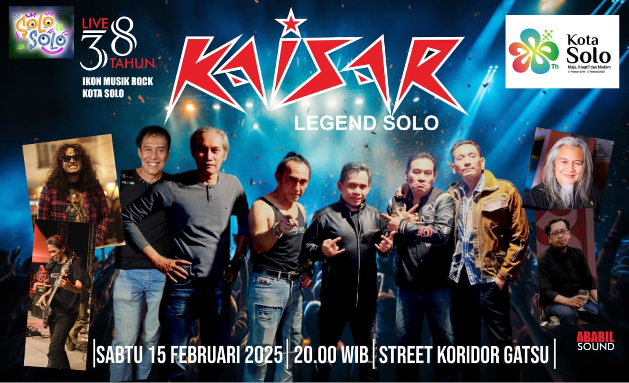 Malam Ini, Kaisar Group Rock Asal Solo Hibur Fans Setia di Koridor Gatsu