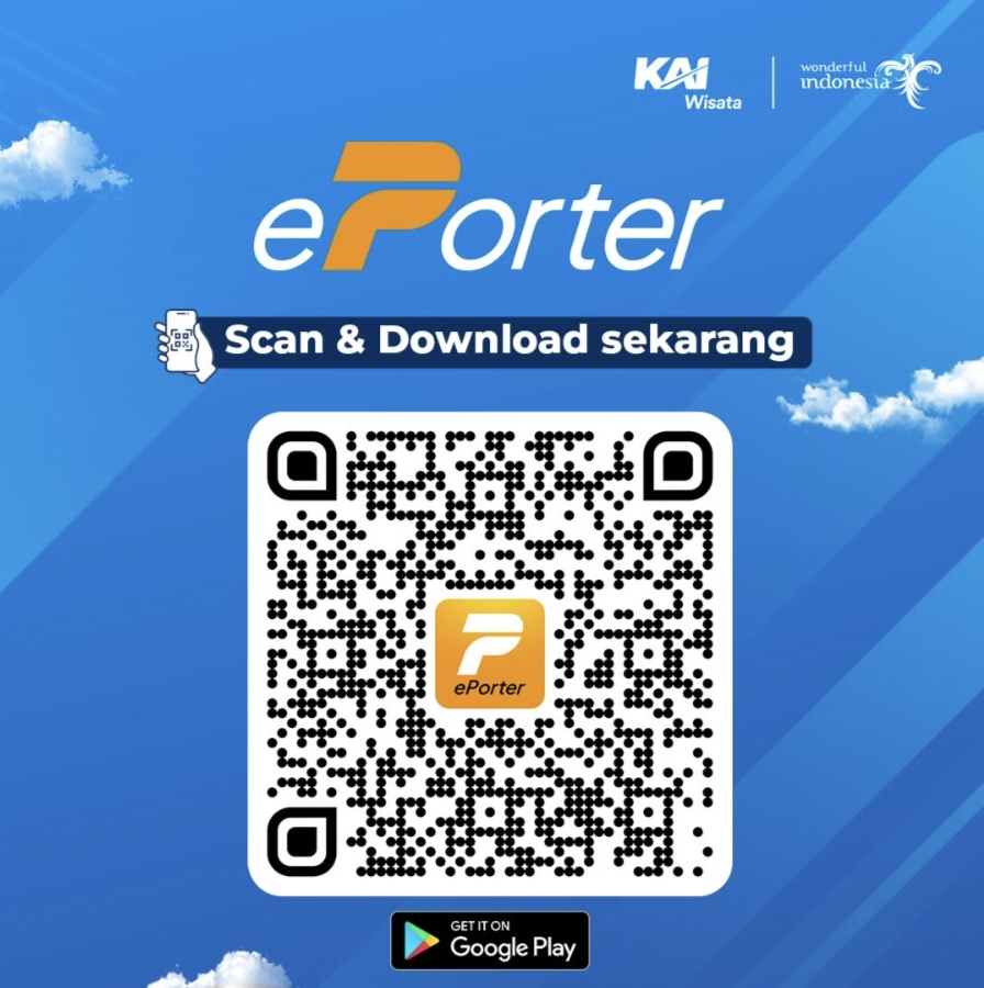 Aplikasi e-Porter Mudahkan Traveller Naik Kereta Api