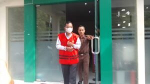 Kades Berjo usai jalani pemeriksaan