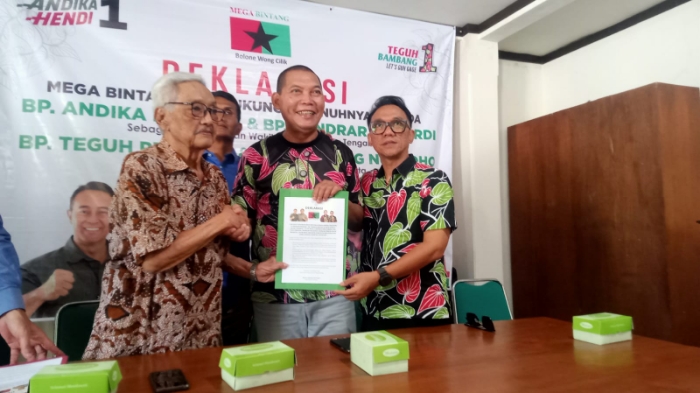 Ormas Mega Bintang Dukung Teguh – Bambang Juga Andika-Hendi