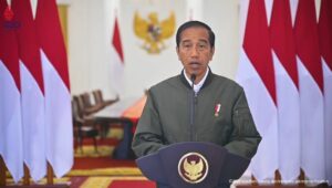 Tangkapan layar sekretariat presiden