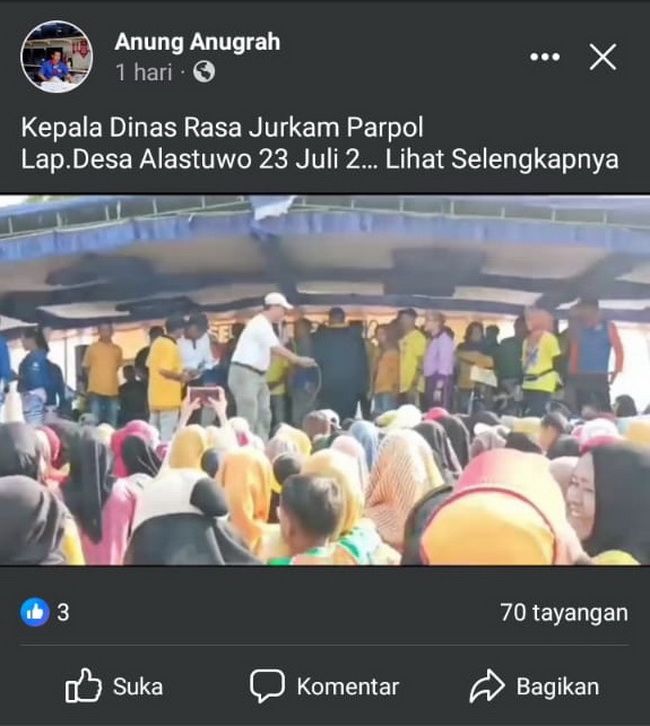 Karanganyar Gempar! Viral Kepala Dinas Diduga Kampanye Kemenangan Bupati Dan Putranya Saat Pileg: Ojo Lali Goleki Jenenge Juliyatmono Coblos Mawon