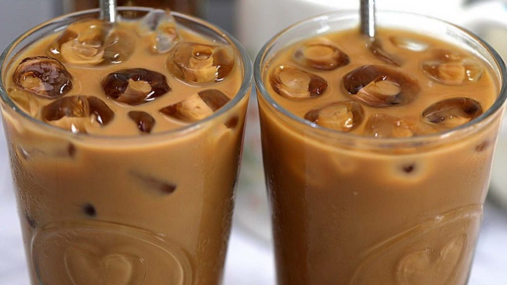 milk coffe ice