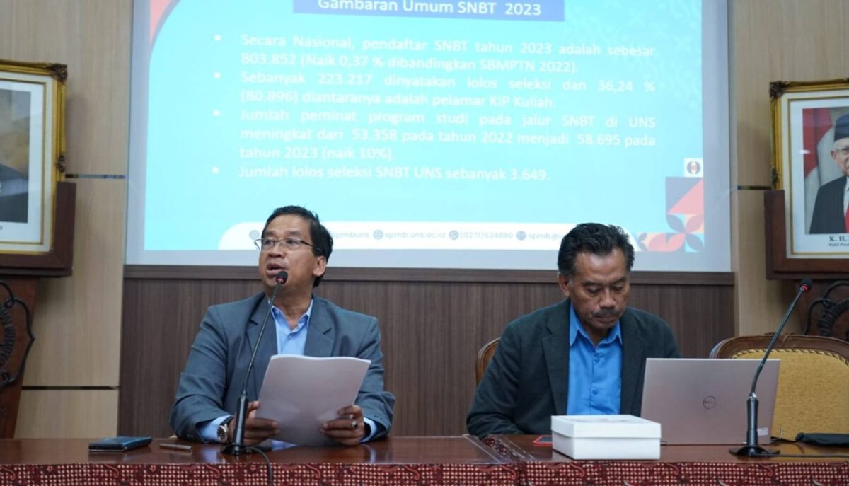 3.649 Calon Mahasiswa Baru Lolos SNBT 2023 Universitas Sebelas Maret, Ini Perinciannya