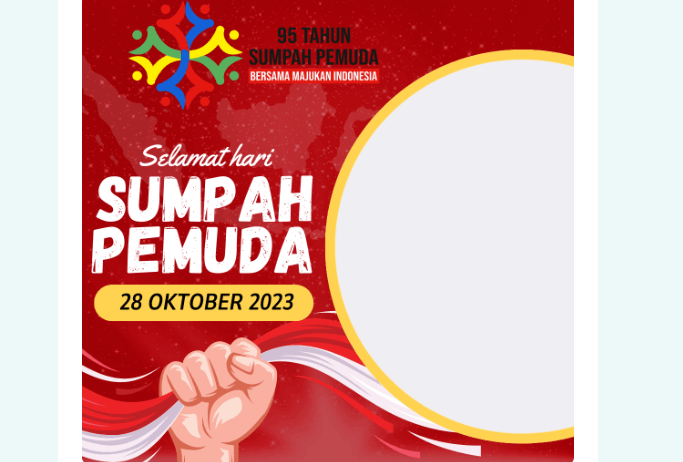 26 Twibbon Sumpah Pemuda 2023, Desain Paling Keren, Yuk Upload di Medsos!