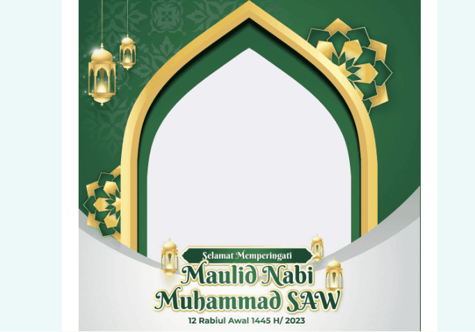 20 Link Twibbon Maulid Nabi 2023 Terbaru, Gratis Tinggal Pasang Foto Cocok Dibagikan