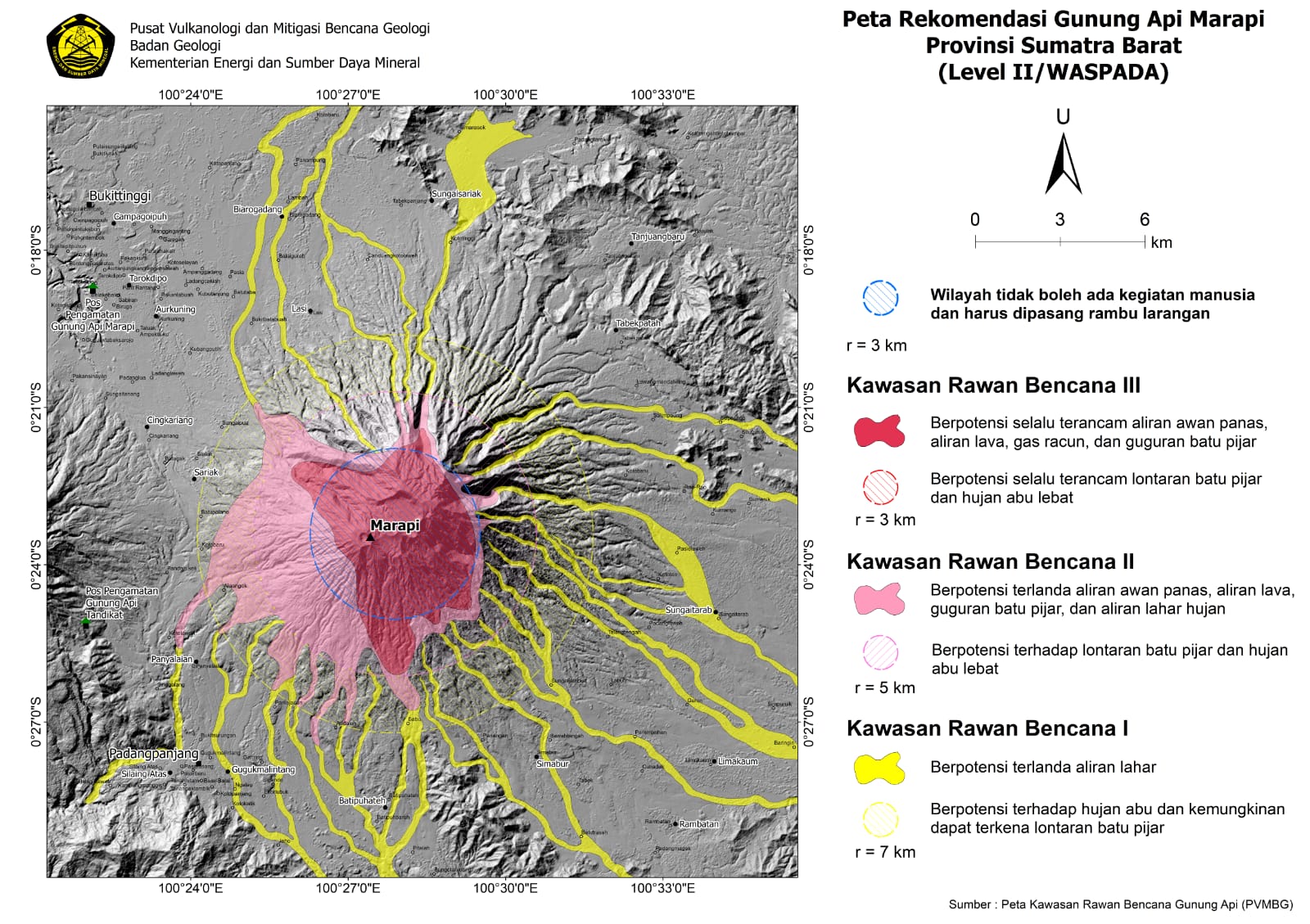 Gunung Api Marapi Kembali Erupsi, Dilarang Beraktifitas Radius 3 KM Dari  Puncak