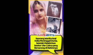 Wanita Melahirkan Ular